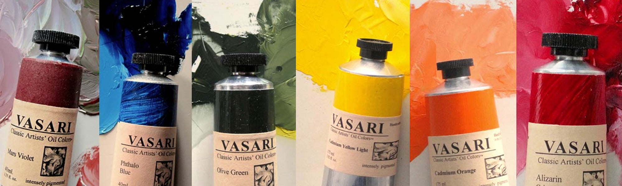 Vasari Classic Artists' Oil Colors - Handmade artist oil paint