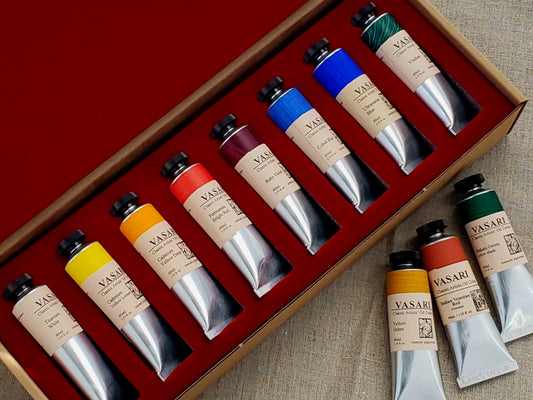 Scott L. Christensen Foundation Palette set of 11 colors to use with the chromatic grays in the Set of Color and Light. Recommended for Scott's workshops and online instruction.