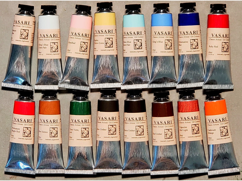 The new Shana Levenson Principal Palette Set of 16 colors in 40ml size tubes