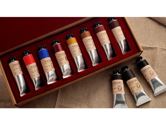 Sharon Sprung Figurative Painting Set of 11 colors essential to mixing skin tones and painting facial features.