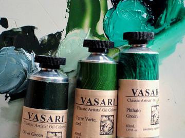 Phthalo Green, Olive Green, Terre Verte Cool