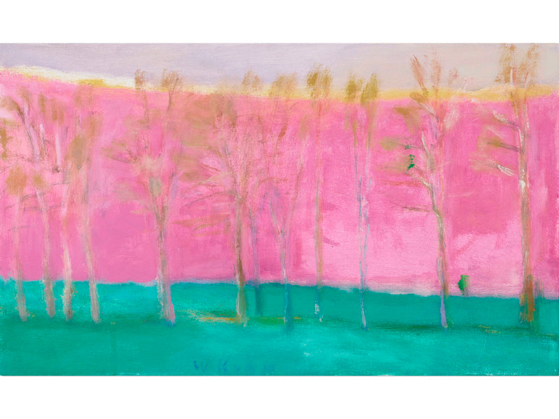 Slow Arcs in a Landscape, 1997, by Wolf Kahn, oil on linen