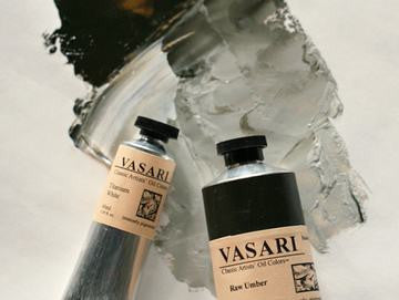 Raw Umber, Titanium White