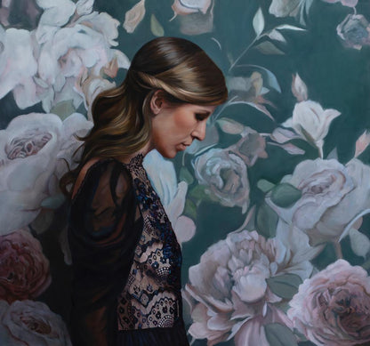 A Moment by Shana Levenson, oil on panel, 28 x 30 inches, private collection
