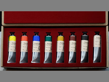 The Basic Eight set with new primary colors for an introductory selection of value and price