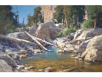 North Fork Canyon by Scott L. Christensen, oil 