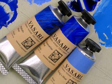 King’s Blue, Ultramarine Blue, Phthalo Blue